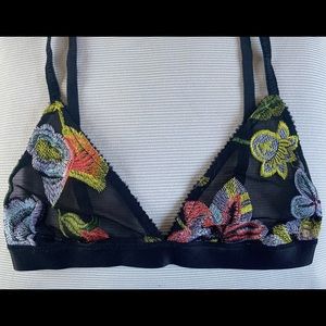 Honey Punch embroidered bralette